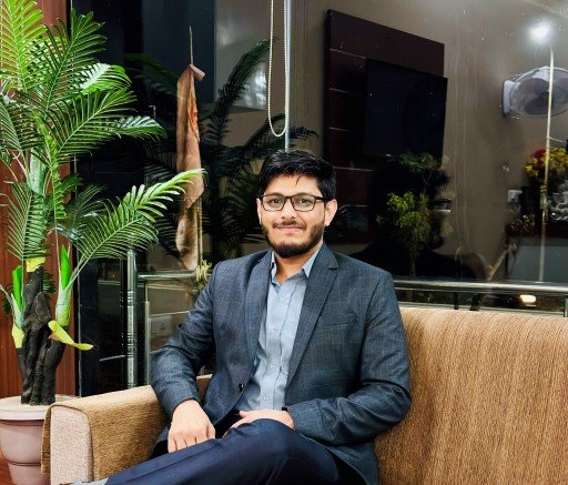 Gaurav in front of camera